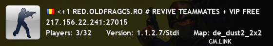 <+1 RED.OLDFRAGCS.RO # REVIVE TEAMMATES + VIP FREE