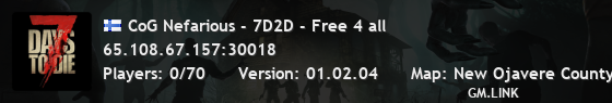 CoG Nefarious - 7D2D - Free 4 all