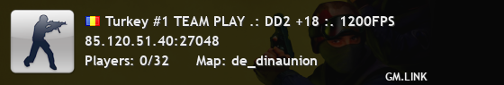 Turkey #1 TEAM PLAY .: DD2 +18 :. 1200FPS