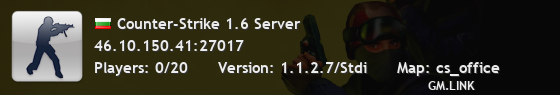 Counter-Strike 1.6 Server