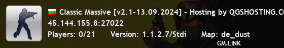 Classic Massive [v2.1-13.09.2024] - Hosting by QGSHOSTING.COM