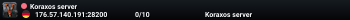 Koraxos server