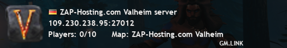 ZAP-Hosting.com Valheim server