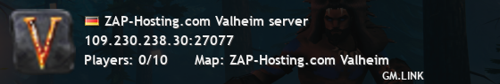 ZAP-Hosting.com Valheim server