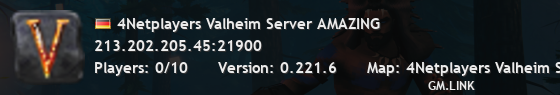 4Netplayers Valheim Server AMAZING