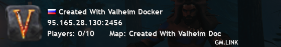 Created With Valheim Docker