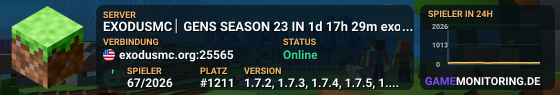 EXODUSMC│ SKYBLOCK IS LIVE!!! JOIN US! exodusmc.org│ Updates at discord.gg/exodusmc