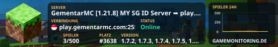 GementarMC [1.21.8] MY SG ID Server ➥ play.gementarmc.com