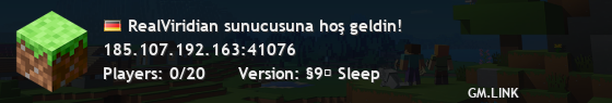 RealViridian sunucusuna hoş geldin!