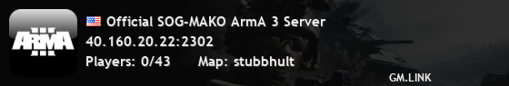 Official SOG-MAKO ArmA 3 Server