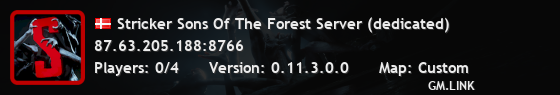 Stricker Sons Of The Forest Server (dedicated)