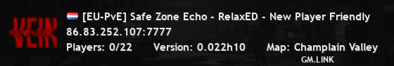 [EU-PvE] Safe Zone Echo - RelaxED - New Player Friendly