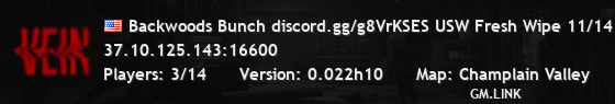 Backwoods Bunch discord.gg/g8VrKSES USW Fresh Wipe 11/14 12hr R