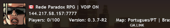 Rede Paradox RPG | VOIP ON
