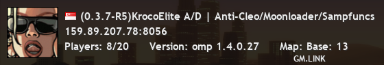 (0.3.7-R5)KrocoElite A/D | Anti-Cleo/Moonloader/Sampfuncs