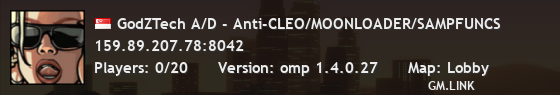 GodZTech A/D - Anti-CLEO/MOONLOADER/SAMPFUNCS