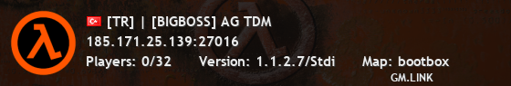 [TR] | [BIGBOSS] AG TDM