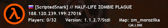 [ScriptedSnark] // HALF-LIFE ZOMBIE PLAGUE
