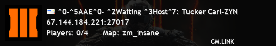 ^0-^5AAE^0- ^2Waiting ^3Host^7: Tucker Carl-ZYN