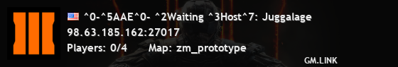 ^0-^5AAE^0- ^1Round^7:10 ^3Host^7:Juggalage