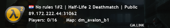 No rules 1#2 | Half-Life 2 Deathmatch | Public