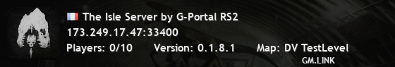 The Isle Server by G-Portal RS2