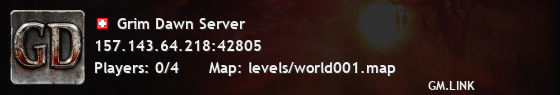 Grim Dawn Server