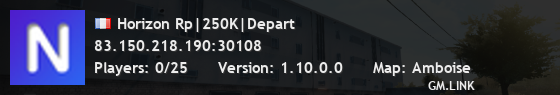 Horizon Rp|250K|Depart