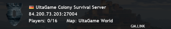 UltaGame Colony Survival Server
