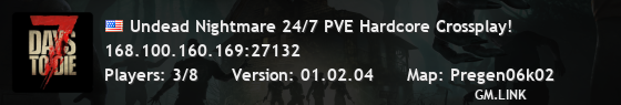 Undead Nightmare 24/7 PVE Hardcore Crossplay!
