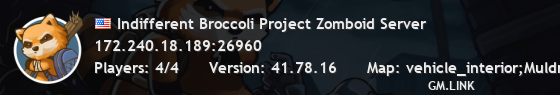 Indifferent Broccoli Project Zomboid Server