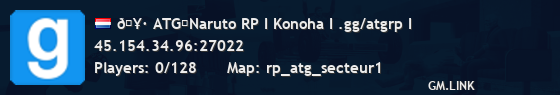 🥷 ATG・Naruto RP I Konoha I .gg/atgrp I