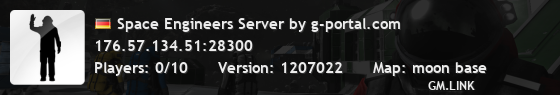 Space Engineers Server by g-portal.com