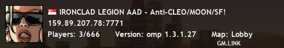 IRONCLAD LEGION AAD - Anti-CLEO/MOON/SF!