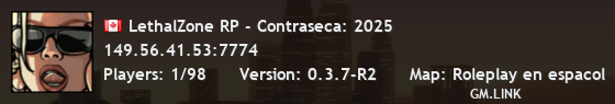 LethalZone RP - Contraseсa: 2025