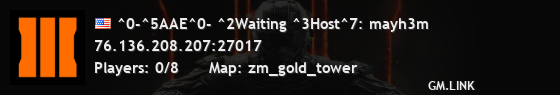 ^0-^5AAE^0- ^2Waiting ^3Host^7: mayh3m