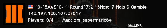 ^0-^5AAE^0- ^1Round^7:2 ^3Host^7:Holo D Gamble