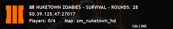 NUKETOWN ZOMBIES - SURVIVAL - ROUNDS: 28