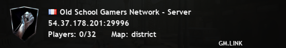 Old School Gamers Network - Server