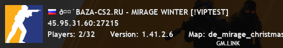 🔴BAZA-CS2.RU - MIRAGE WINTER [!VIPTEST]
