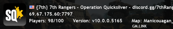 {7th} 7th Rangers - Operation Quicksilver - discord.gg/7thRangers