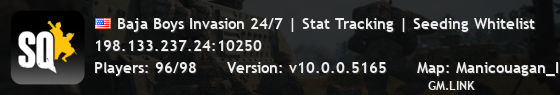 Baja Boys Invasion 24/7 | Stat Tracking | Seeding Whitelist