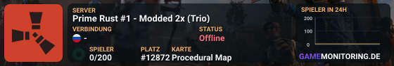 Prime Rust #1 - Modded 2x (Trio)
