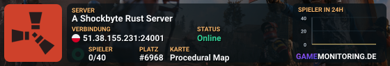 A Shockbyte Rust Server