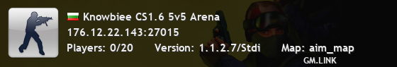 Knowbiee CS1.6 5v5 Arena