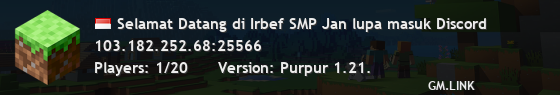 Selamat Datang di Irbef SMP Jan lupa masuk Discord