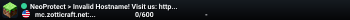 NeoProtect > Invalid Hostname! Visit us: https://neoprotect.net