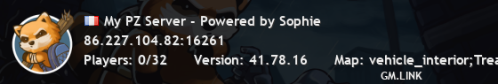 My PZ Server - Powered by Sophie
