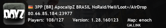 3PP [BR] ApocalipZ BRASIL NoRaid/Heli/Loot+/AirDrop