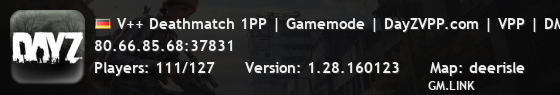 V++ Deathmatch 1PP | Gamemode | DayZVPP.com | VPP | DM